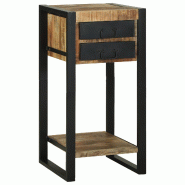 Table d'appoint Marron 40 x 40 x 80 cm Bois de mangue massif Modèle Balcon Chi Prime Plus - 4015987