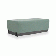 Banquette Kalin avec structure bois et revêtement tissu