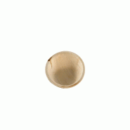 Betik Ecoline – 100 unités – Bol rond feuille de palmier – Ø 13 cm 180 ml - marron Matériau naturel 1010221