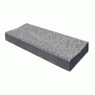 Bordure cc1 40x12cm 1m granite gris classe t chavagne