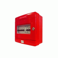 Coffret de Coupure Chaufferie 20A - Triphasé IP55 - Réf. : CSE0307 - 2 Voyants - 2 Clés