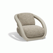 Fauteuil lounge in & out MEL - écru granit_0