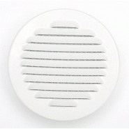 Grille d'aération aluminium laqué diam.11 cm