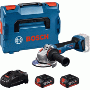 Meuleuse d'angle 18v gws 18v-11 + 2 batteries 5ah + chargeur sous l-boxx - BOSCH - 06019n4103 - 867077 Meuleuse d'angle 18v gws 18v-11 + 2 batteries 5ah + chargeur sous l-boxx - BOSCH - 06019n4103 - 867077