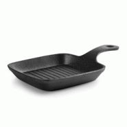 Mini Grill Griddle Magma 21X13,5X2,5 CM Lacor - 25776 Mini Grill Griddle Magma 21X13,5X2,5 CM Lacor - 25776