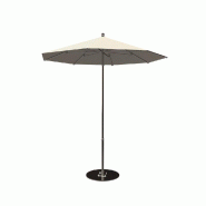Parasol pour terrasse Pro Moorea rond Ø200cm armature + toile + housse - naturel