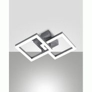 Plafonnier LED moderne BARD 21W anthracite 3394-28-282 Fabas Luce - gris 8019282546702