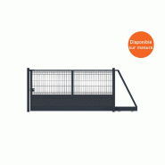 Portail autoporté à soubassement - 7000 / 1500_0