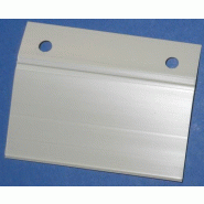 Porte étiquette 40 x 80 pour panier fil - Blanc crème RAL 9001_0