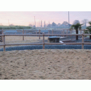 Rond de longe en bois Douglas - poteaux traités classe IV - Diamètres disponibles : 16m, 18m, 20m