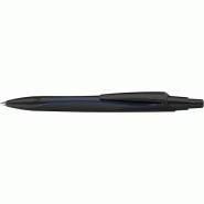 Schneider Reco 131810 Stylo bille rétractable Bleu 0.5 mm Moyen Stylo bille Rechargeable 92% Recyclé - noir 131810