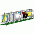 Station d'épuration des eaux usées industrielles et domestiques compacte - t.E.I