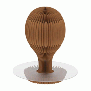 Tête Carton Plié avec Plateau Brun Ø18 H30 cm Tête Carton Plié avec Plateau Brun Ø18 H30 cm