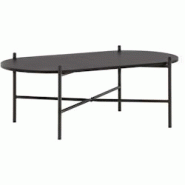 Table basse 60 x 120 cm Pueblo Venture Home - noir 7340206962812 Table basse 60 x 120 cm Pueblo Venture Home - noir 7340206962812