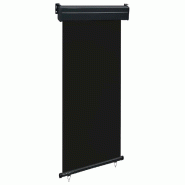 VidaXL Auvent latéral de balcon 85x250 cm noir Modèle Patio Polaris Plus - noir 48406