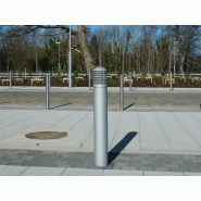 Borne lumineuse d'éclairage public - LED 18W - Aluminium - Hauteur 1 à 3m_1