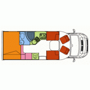Camping-car bavaria - profilés confortables : profilé t69bd Camping-car bavaria - profilés confortables : profilé t69bd