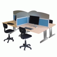 Cloisons de bureaux et cloisonnette kalm acoustique pour plateau de travail ou open space