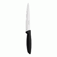 Couteau multiusage Tramontina Plenus acier inoxydable noir 15,5 cm - 7891112226050