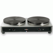 Crêpière électrique professionnelle double Confort 2 x Ø 40 cm Krampouz