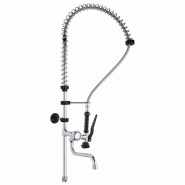 Douche vaisselle avec bec pivotant, pour commande à pédale ou à genou, raccord 1/2 - VIRTUS - 0615402378550
