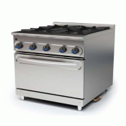 Gasfrit - Cuisinière 4 feux avec four à gaz 825 x 750 x 850 mm 27,8 kw - m-900/4h