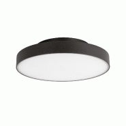 Gea Luce Plafonnier Rond Gpl350 En Aluminium Gris Anthracite - 24W Led Cct Sélectionnable 3000K/4000K Ip65 - Gealuce Pour L'Extérieur - gris GPL350