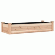 Helloshop26 - Jardinière bac lit surélevé plantes fleurs terrasse jardin de jardin doublure 120 x 45 x 25 cm bois massif sapin 02_0039834 - 3000218 Helloshop26 - Jardinière bac lit surélevé plantes fleurs terrasse jardin de jardin doublure 120 x 45 x 25 cm bois massif sapin 02_0039834 - 3000218