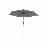 Parasol droit havana ø230 cm – MTF – toile anthracite avec manivelle – 2naz0195