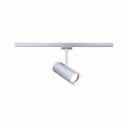Paulmann URail Spot sur rail LED Theron Spot individuel 1020lm 11W 3000K gradable 230V Chrome mat 95694 - argenté plastique 95694 Paulmann URail Spot sur rail LED Theron Spot individuel 1020lm 11W 3000K gradable 230V Chrome mat 95694 - argenté plastique 95694