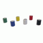 Safetool lot de 12 aimants magnétiques cylindrique. Diamètre 6mmx10mm - 1 à 20 feuilles - assortis Safetool lot de 12 aimants magnétiques cylindrique. Diamètre 6mmx10mm - 1 à 20 feuilles - assortis