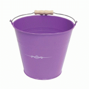 Seau métal violet Tentation Ø17 - VIOLET Seau métal violet Tentation Ø17 - VIOLET