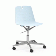 Siège giratoire sur roulettes Mindy. - Bleu clair_1