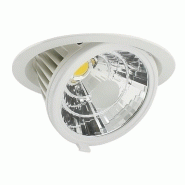 Spot encastrable escamotable opale 35w 3500lm - blanc neutre