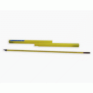 Thermomètre fond jaune à liquide rouge, -10/50 (0.1), avec certificat de lot - Ref.: KJB033 Thermomètre fond jaune à liquide rouge, -10/50 (0.1), avec certificat de lot - Ref.: KJB033