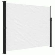 VidaXL Auvent latéral rétractable blanc 160x300 cm Modèle Riviera Horizon - 4004316