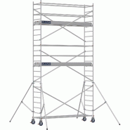 Échafaudage roulant aluminium DOCKER 85 version lisses - Hauteur de travail : 6,90 m - DUARIB - 7130050 Échafaudage roulant aluminium DOCKER 85 version lisses - Hauteur de travail : 6,90 m - DUARIB - 7130050