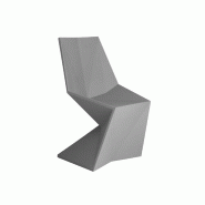 Chaise design in & out VERTEX - gris