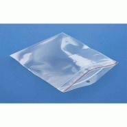 Conditionnement sachet plastique zips, grips et fermeture