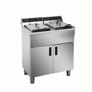 Friteuse électrique professionnelle double 16L + 16L - EF162C - inox EF-162C Friteuse électrique professionnelle double 16L + 16L - EF162C - inox EF-162C