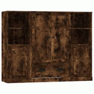 Helloshop26 - Buffet bahut commode armoire meuble de rangement organisateur cuisine salle de séjour salons 3 pcs bois d'ingénierie 02_0037063 - 3000 Helloshop26 - Buffet bahut commode armoire meuble de rangement organisateur cuisine salle de séjour salons 3 pcs bois d'ingénierie 02_0037063 - 3000