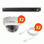 Kit video surveillance hikvision 2 caméras dômes n°6