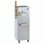 Machine à soft ice avec refroidissement à air, production 22,5 kg/h (300 cônes) 500x550x1450 mm - VIRTUS - 0615402892865