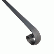 Main courante + fin 40 x 10mm - L.2640mm