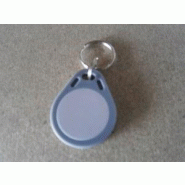 Mifare-1K-FOB03 - Porte-clés RFID 2 couleurs (gris-blanc) - Technologie sans contact MIFARE