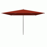 Parasol de terrasse Pro Ouessant rect.200x300cm armature+toile+housse terracotta