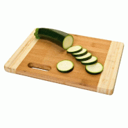 Planche à découper bicolore 40x30x1,9cm bambou