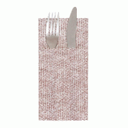 Serviette kangourou Like Linen Keiko 70G/M2 40x40cm chocolat Spunlace - par 700