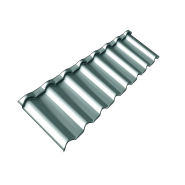 Tuile métallique modèle galbé double romane - Résistant aux charges de neige, de glace - GERARD® MILANO Tuile métallique modèle galbé double romane - Résistant aux charges de neige, de glace - GERARD® MILANO