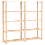 Vidaxl étagère de stockage 5 niveaux 170x38x170 cm pin solide 500 kg 286198 Vidaxl étagère de stockage 5 niveaux 170x38x170 cm pin solide 500 kg 286198